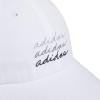 imageAdidas Womens Saturday 3 Fashion HatWhiteBlackGrey Clear Grey