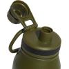 imageadidas 1 Liter 32 oz Metal Water Bottle HotCold DoubleWalled Insulated 188 Stainless Steel Focus Olive GreenBlack 32 OuncesFocus Olive GreenBlack
