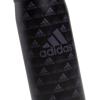 imageadidas 20 oz Stainless Steel Water Bottle Insulated DoubleWalled 188 Metal Men Women Girls and BoysBOS Mini Monogram BlackBlackOnix Grey