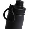 imageadidas 20 oz Stainless Steel Water Bottle Insulated DoubleWalled 188 Metal Men Women Girls and BoysBlackSilver Metallic