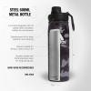 imageadidas 20 oz Stainless Steel Water Bottle Insulated DoubleWalled 188 Metal Men Women Girls and BoysCamouflage CarbonBlackWhite