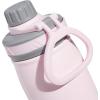 imageadidas 20 oz Stainless Steel Water Bottle Insulated DoubleWalled 188 Metal Men Women Girls and BoysClear PinkGreyPink Fusion