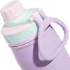 imageadidas 20 oz Stainless Steel Water Bottle Insulated DoubleWalled 188 Metal Men Women Girls and BoysPowder Plum PurpleClear PinkSemi Flash Aqua Blue