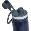 imageadidas 20 oz Stainless Steel Water Bottle Insulated DoubleWalled 188 Metal Men Women Girls and BoysShadow NavyOnix GreySilver Reflective