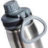 imageadidas 20 oz Stainless Steel Water Bottle Insulated DoubleWalled 188 Metal Men Women Girls and BoysStainless SteelOnix GreyBlack