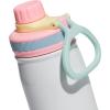 imageadidas 20 oz Stainless Steel Water Bottle Insulated DoubleWalled 188 Metal Men Women Girls and BoysWhitePink SparkClear Sky Blue