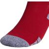 imageadidas 3Stripe Hoop Soccer Socks 1Pair with Arch Compression for a Secure FitTeam Power RedWhite