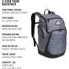 imageadidas 5Star 20 Team Backpack for MultiSport Practice Travel and GameDay Black One SizeJersey Onix Grey