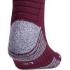 imageadidas 5Star Football Crew Socks for Mens and Womens Sports Soccer Volleyball 1PackMaroonWhite