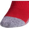 imageadidas 5Star Football Crew Socks for Mens and Womens Sports Soccer Volleyball 1PackPower RedWhite
