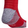 imageadidas 5Star Football Crew Socks for Mens and Womens Sports Soccer Volleyball 1PackPower RedWhite