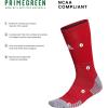 imageadidas 5Star Football Crew Socks for Mens and Womens Sports Soccer Volleyball 1PackPower RedWhite