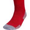 imageadidas 5Star Football Crew Socks for Mens and Womens Sports Soccer Volleyball 1PackPower RedWhite20