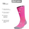 imageadidas 5Star Football Crew Socks for Mens and Womens Sports Soccer Volleyball 1PackShock PinkWhite20