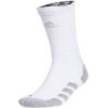 imageadidas 5Star Football Crew Socks for Mens and Womens Sports Soccer Volleyball 1PackTraxionWhiteClear Grey