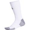 imageadidas 5Star Football Crew Socks for Mens and Womens Sports Soccer Volleyball 1PackWhiteBlack