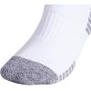 imageadidas 5Star Football Crew Socks for Mens and Womens Sports Soccer Volleyball 1PackWhiteBlack