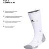 imageadidas 5Star Football Crew Socks for Mens and Womens Sports Soccer Volleyball 1PackWhiteBlack