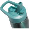 imageadidas 600 ML 20 oz Straw Top Metal Water Bottle HotCold DoubleWalled Insulated 188 Stainless SteelPreloved Teal GreenPowder Teal Green