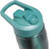 imageadidas 600 ML 20 oz Straw Top Metal Water Bottle HotCold DoubleWalled Insulated 188 Stainless SteelPreloved Teal GreenPowder Teal Green
