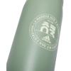 imageadidas 600 ML 20 oz Straw Top Metal Water Bottle HotCold DoubleWalled Insulated 188 Stainless SteelSilver GreenAlumina Beige