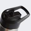 imageadidas 600 ML 20 oz Straw Top Metal Water Bottle HotCold DoubleWalled Insulated 188 Stainless SteelStainless SteelBlack