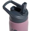 imageadidas 600 ML 20 oz Straw Top Metal Water Bottle HotCold DoubleWalled Insulated 188 Stainless SteelWonder Orchid PurpleOnix Grey