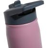 imageadidas 600 ML 20 oz Straw Top Metal Water Bottle HotCold DoubleWalled Insulated 188 Stainless SteelWonder Orchid PurpleOnix Grey