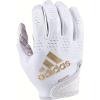 imageadidas Adizero 12 Big Mood Elite Adult Receiver GloveWhiteMetallic Gold