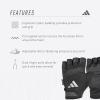 imageadidas Aeroready Performance Weightlifting Gloves Fingerless Workout GlovesGrey