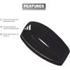 imageadidas Alphaskin Elastic Headband BlackWhite2 One Size