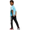 imageadidas Boys Marvel SpiderMan TShirtBright CyanWhiteMulticolor
