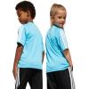 imageadidas Boys Marvel SpiderMan TShirtBright CyanWhiteMulticolor