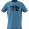 imageadidas Boys Messi Icon Graphic TShirtSemi Blue Burst