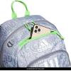imageadidas Creator School Backpack for Girls ampamp Boys  Durable BookbagAdi Font Madness Stone GreyLucid Lime GreenWhite