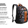 imageadidas Creator School Backpack for Girls ampamp Boys  Durable BookbagCamouflage CarbonBlackImpact Orange