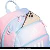 imageadidas Creator School Backpack for Girls ampamp Boys  Durable BookbagDazed Gradient Clear SkyClear Sky BluePink Spark