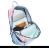 imageadidas Creator School Backpack for Girls ampamp Boys  Durable BookbagDazed Gradient Clear SkyClear Sky BluePink Spark