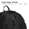 imageadidas Defender 5 Team Sports Backpack 33L Durable Large Athletic Gym Laptop Travel Bag Power RedWhite One SizeBlackBlack