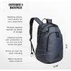 imageadidas Defender 5 Team Sports Backpack 33L Durable Large Athletic Gym Laptop Travel Bag Power RedWhite One SizeGreyBlack  BlackBlackGrey
