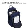 imageadidas Defender 5 Team Sports Backpack 33L Durable Large Athletic Gym Laptop Travel Bag Power RedWhite One SizeNavy Blue
