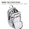 imageadidas Defender 5 Team Sports Backpack 33L Durable Large Athletic Gym Laptop Travel Bag Power RedWhite One SizeWhiteGold MetallicBlack