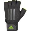 imageadidas Elite Training ampamp Weightlifting Gloves Fingerless Workout GlovesGreen