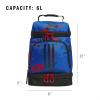 imageadidas Excel Insulated Lunch Bag Cooler with Zipper Pocket for Ice Pack and Clip Temperature Control InsulationSplatter Bright RoyalBlackBetter Scarlet
