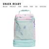 imageadidas Excel Insulated Lunch Bag Cooler with Zipper Pocket for Ice Pack and Clip Temperature Control InsulationSplatter Sandy PinkSemi Flash Aqua Blue