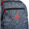 imageadidas Foundation Backpack for Laptop Large Durable Athletic Gym Bag BlackWhite One SizeAdi Collage Jersey OnixgreyBlackVivid Red