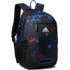 imageadidas Foundation Backpack for Laptop Large Durable Athletic Gym Bag BlackWhite One SizeSplatter BlackBright Royal Blue