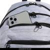 imageadidas Foundation Backpack for Laptop Large Durable Athletic Gym Bag BlackWhite One SizeTwo Tone WhiteBlack