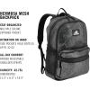 imageadidas Hermosa Mesh Backpack SeeThrough Transparent Clear Festival Bag BlackWhite20 One SizeBlackWhite20
