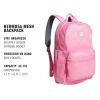 imageadidas Hermosa Mesh Backpack SeeThrough Transparent Clear Festival Bag BlackWhite20 One SizeBliss Pink20